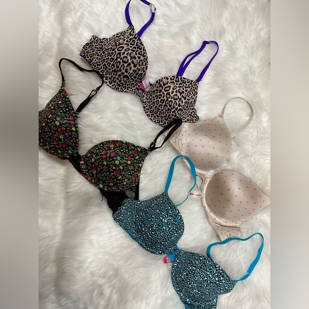Bundle of Y2K Victoria's Secret PINK Bra Collection in Vibrant Hues